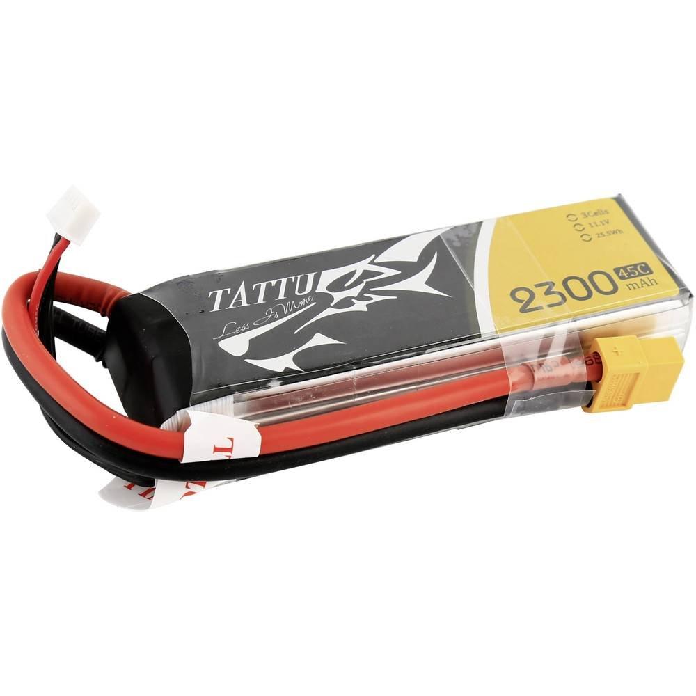 Tattu  Batteria ricaricabile LiPo 11.1 V 2300 mAh Numero di celle: 3 45 C Softcase XT60 