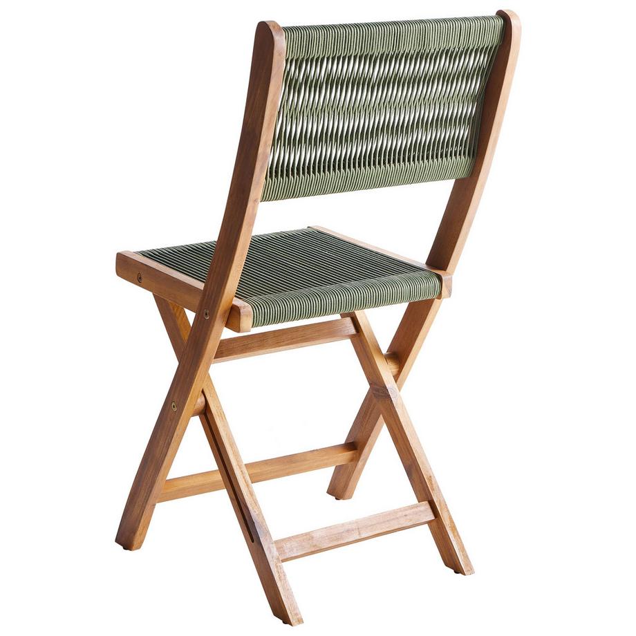 Beliani Set di 2 sedie da giardino en Legno d'acacia Mediterraneo PROSSEDI  