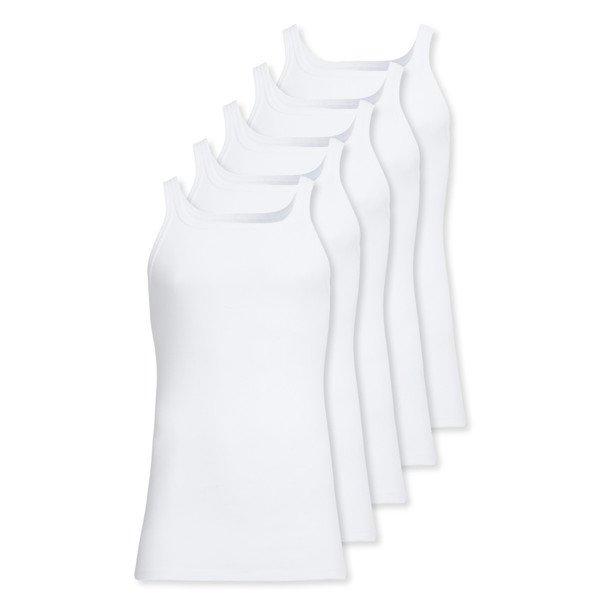 Image of 5er Pack Feinripp - Unterhemd Tanktop Herren Weiss 3XL