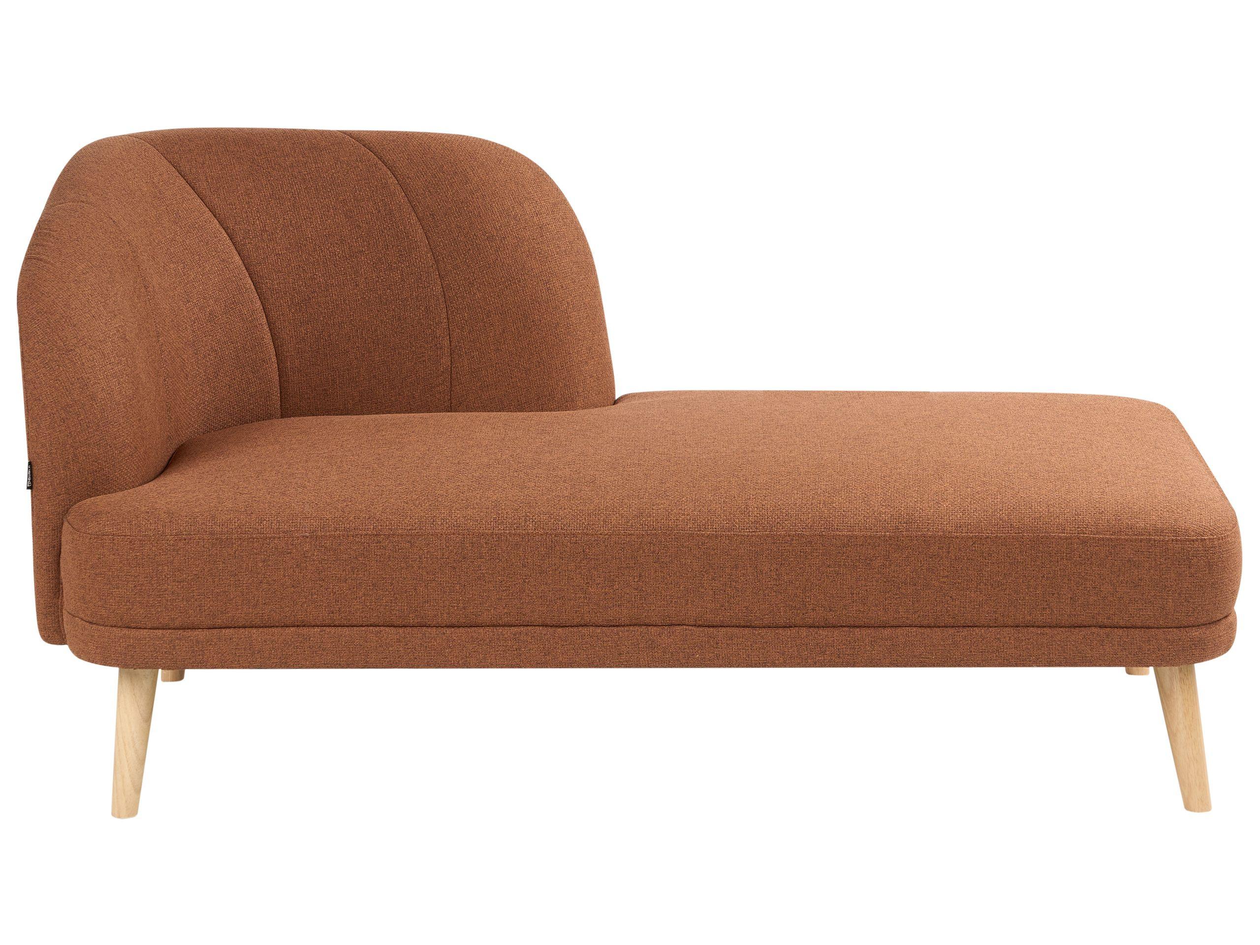 Beliani Chaise longue côté gauche en Polyester Traditionnel TANLAY  