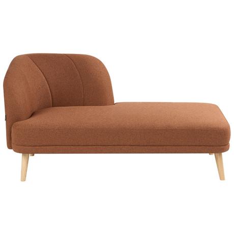 Beliani Chaise longue côté gauche en Polyester Traditionnel TANLAY  