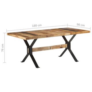 VidaXL Table de salle à manger bois  