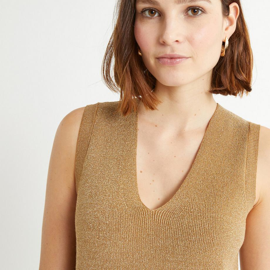 La Redoute Collections V-Ausschnitt Top  