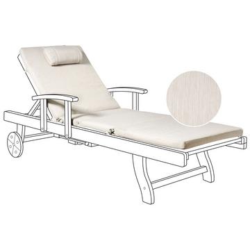 Coussin de transat extérieur en Polyester Scandinave TOSCANA/JAVA/AMANTEA PREMIUM