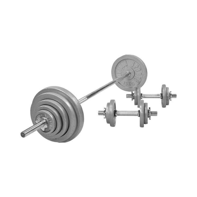 Image of Langhantelset Unisex Silber ONE SIZE