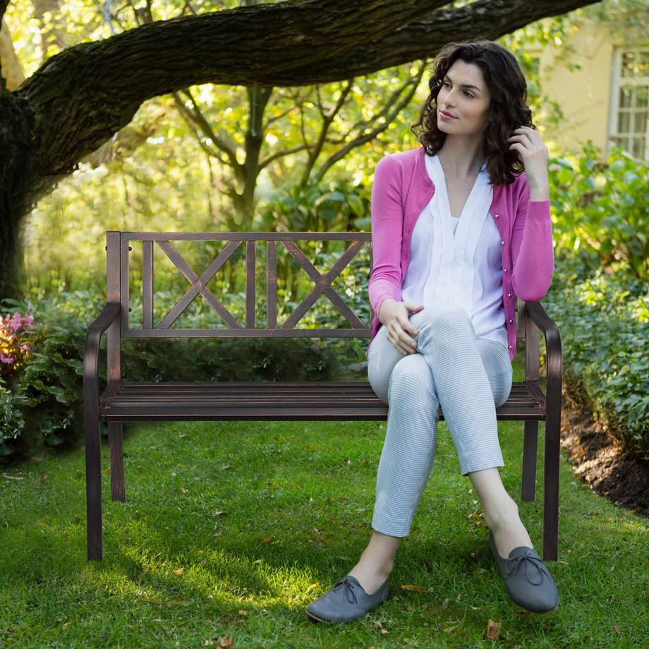 Northix Gartenbank aus Metall  