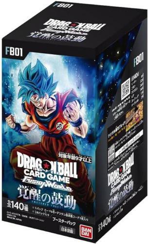 Bandai  Dragon Ball Super Box 24 Card Game Fusion World FB-01 JP 