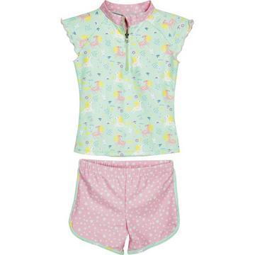 Costume da bagno 2 pezzi per bambina con protezione UV Playshoes Unicorn