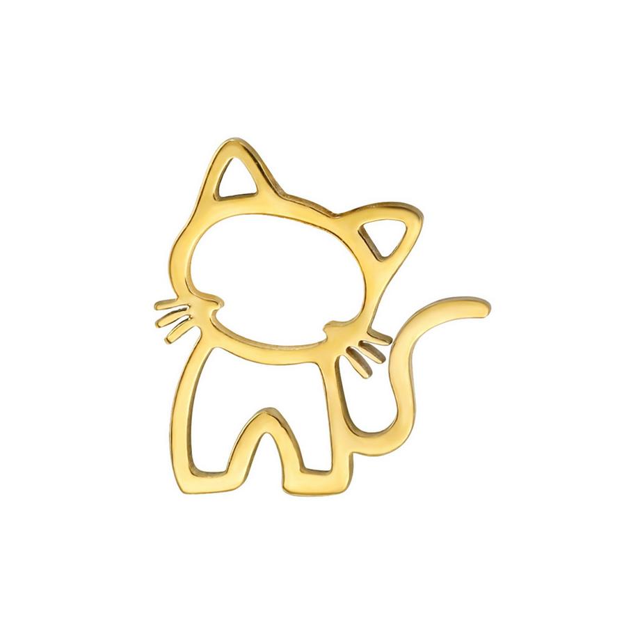 Maxte  KatzenOhrstecker aus Edelstahl 