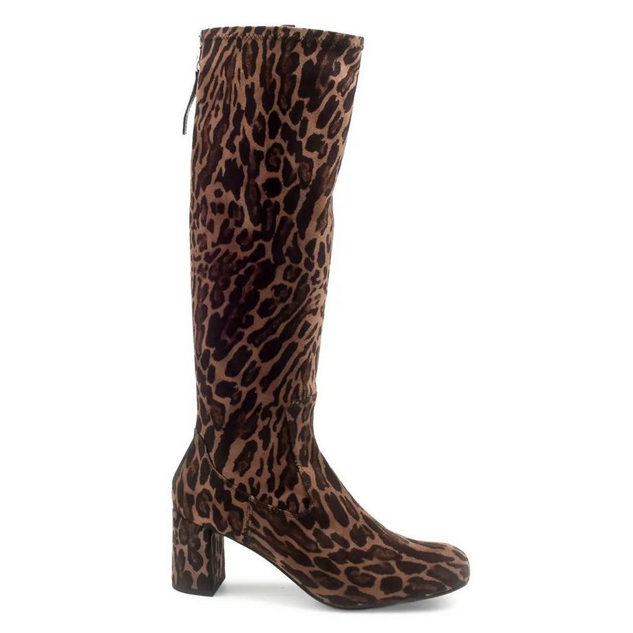Unisa Mody Leopardenmuster Knielange Stiefel  