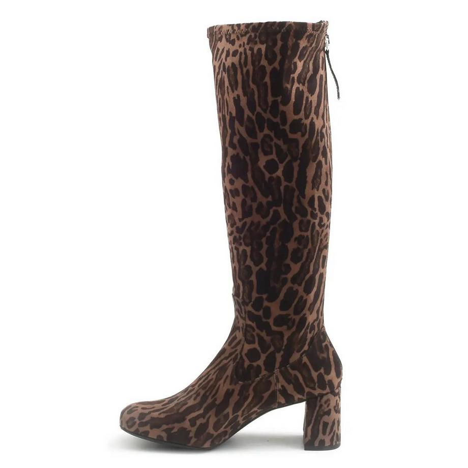 Unisa Mody Leopardenmuster Knielange Stiefel  