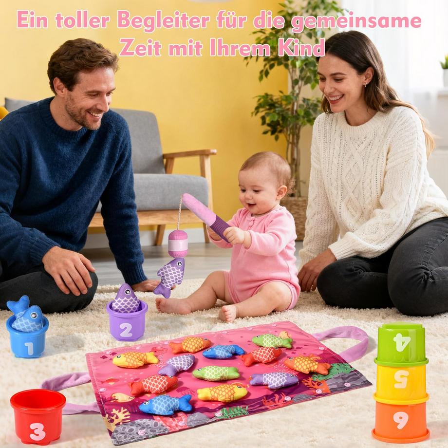 Activity-board  Angelspiel Spielzeug, Fisch Angelspiel Pädagogisches Spielzeug 