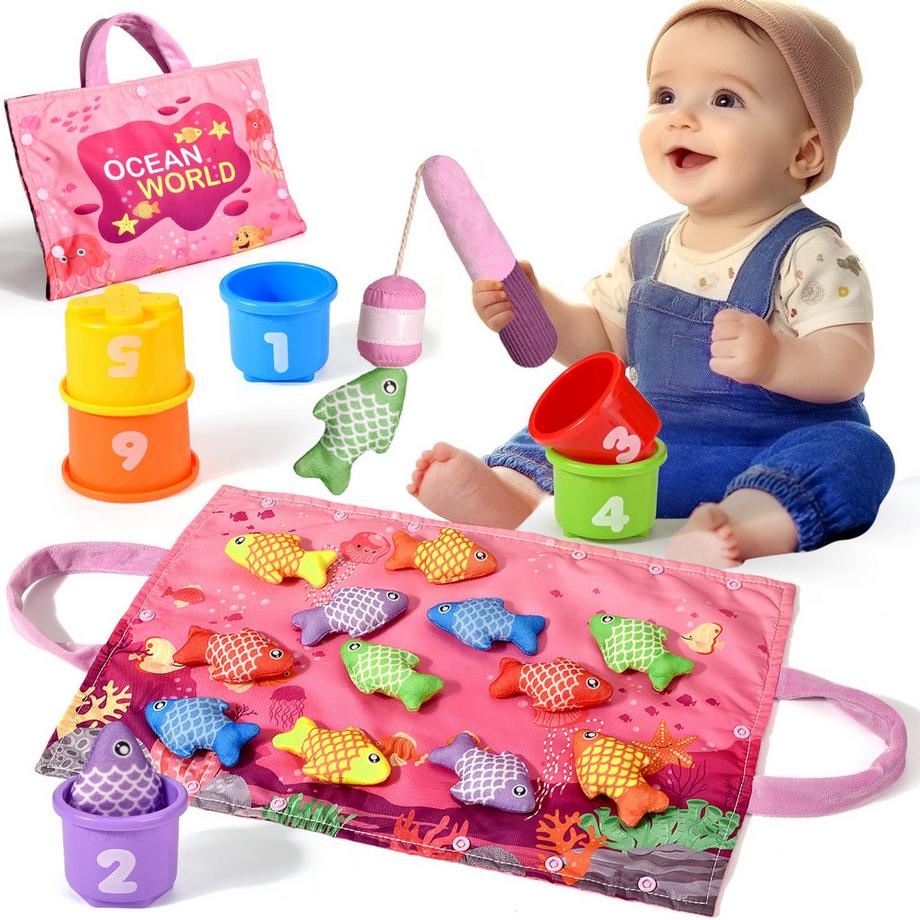 Angelspiel Spielzeug, Fisch Angelspiel Pädagogisches Spielzeug