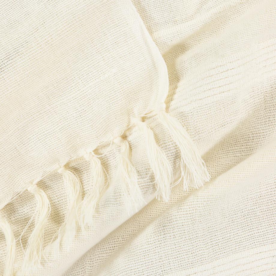 La Redoute Intérieurs Coperta Nedo Cotone con Frange  