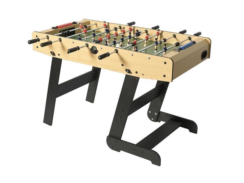 Vente-unique  Tischfußballtisch klappbar MDF Helle Naturfarben HORTON 