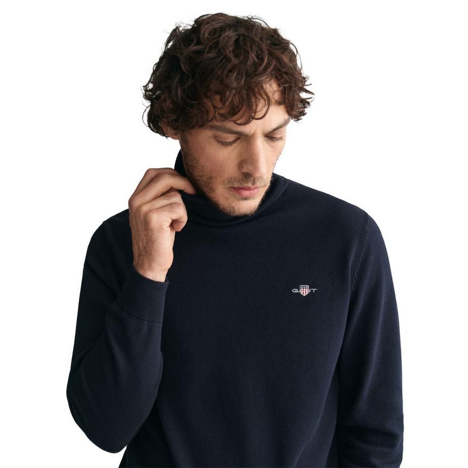 GANT Classic Cotton Rollneck Maglione  