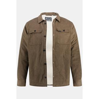 Sthuge  Overshirt, Cord, Langarm, Kentkragen, gefüttert 