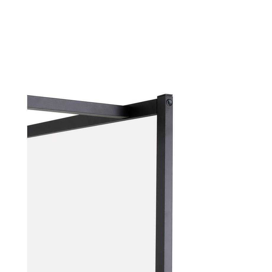 Beliani Parois de douche en Verre de sécurité Minimaliste ACULEO  