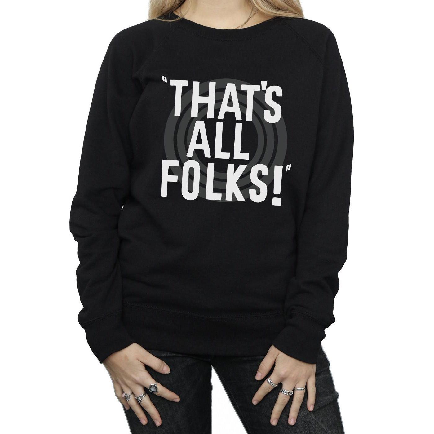 LOONEY TUNES  That's All Folks Sweatshirt 