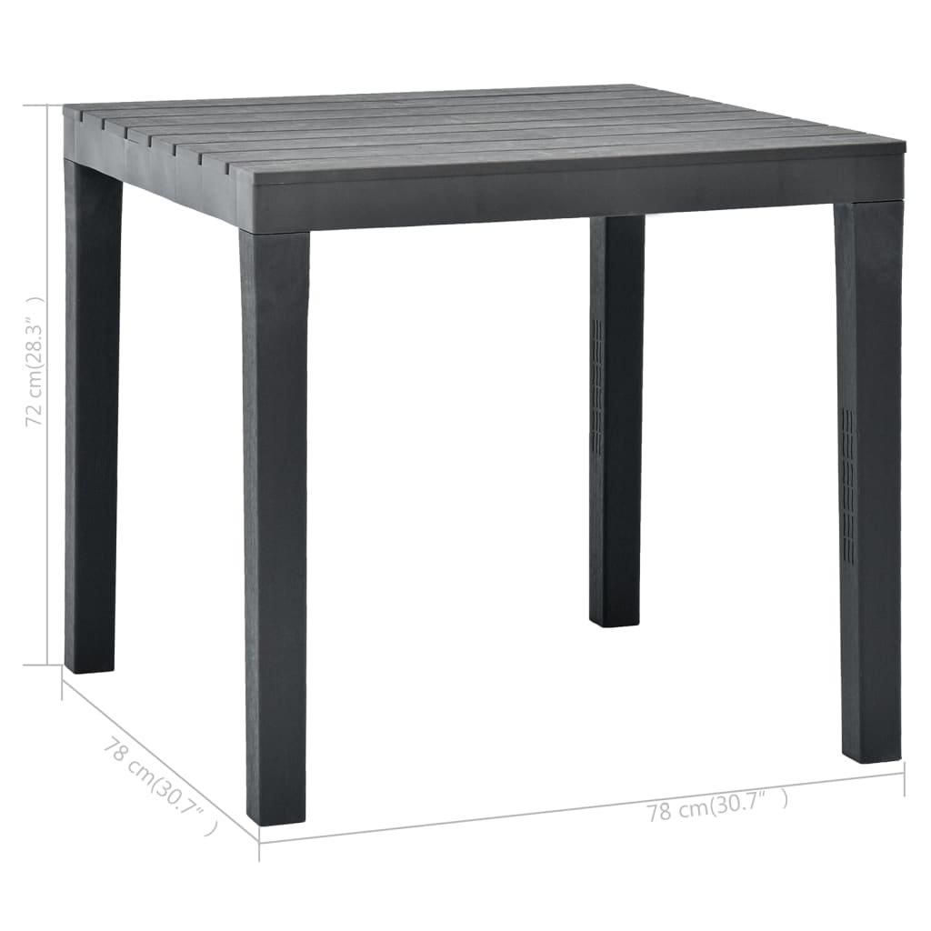 VidaXL Table de jardin  