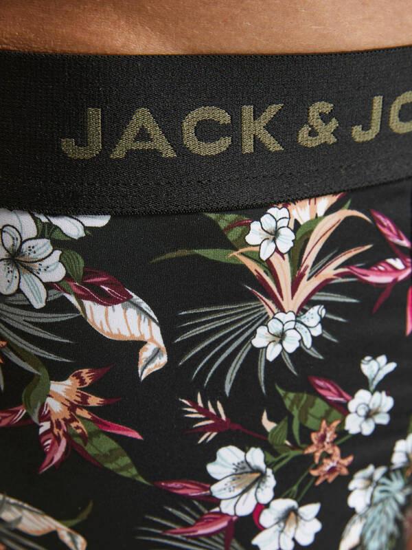 JACK & JONES  Set di 3 boxer Jack & Jones Flower Microfiber 