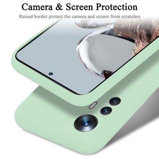 Cadorabo  Housse pour Xiaomi 12T / 12T PRO en LIQUID LIGHT GREEN - Coque de protection en silicone TPU flexible 