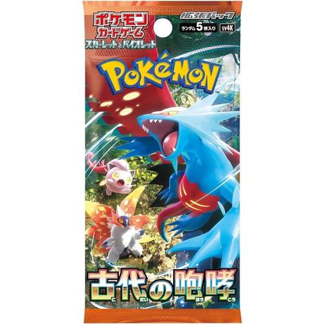 Pokémon  Scarlet & Violet Ancient Roar (sv4K) Booster - JPN 