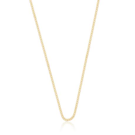 MUAU Schmuck  Collier Rundanker Gelbgold 750, 2.3mm, 38cm 