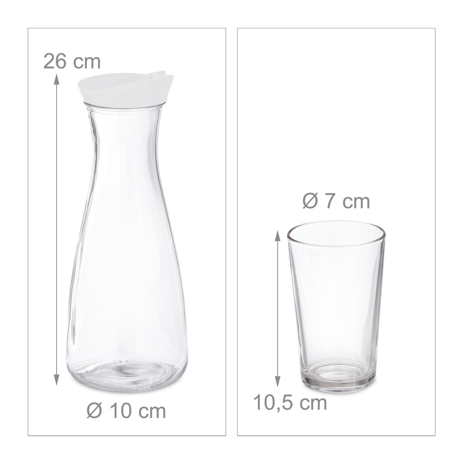 Northix Caraffa con bicchiere  