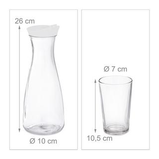 Northix Caraffa con bicchiere  