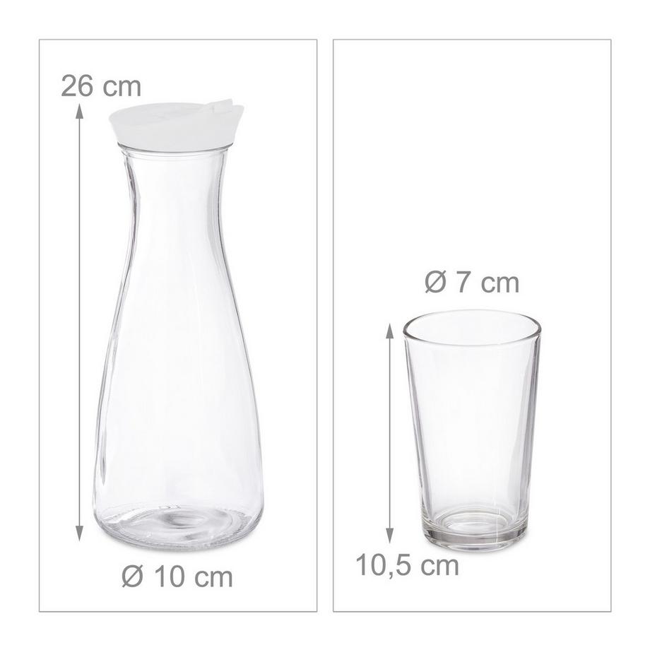 Northix Caraffa con bicchiere  