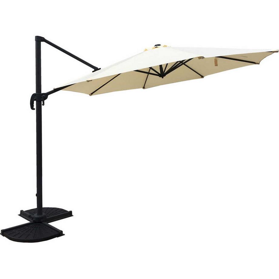 mutoni Ampelschirm Hespera creme achteckig 300x300  