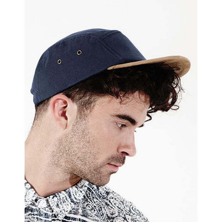 Beechfield Casquette de baseball avec visière en faux daim Lot de 2  
