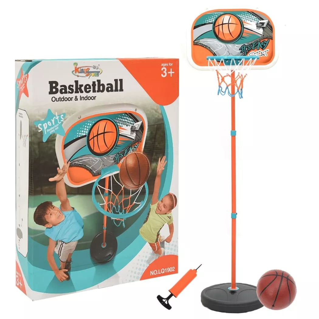 VidaXL - Basketball-set polyethylen, One Size, Multicolor