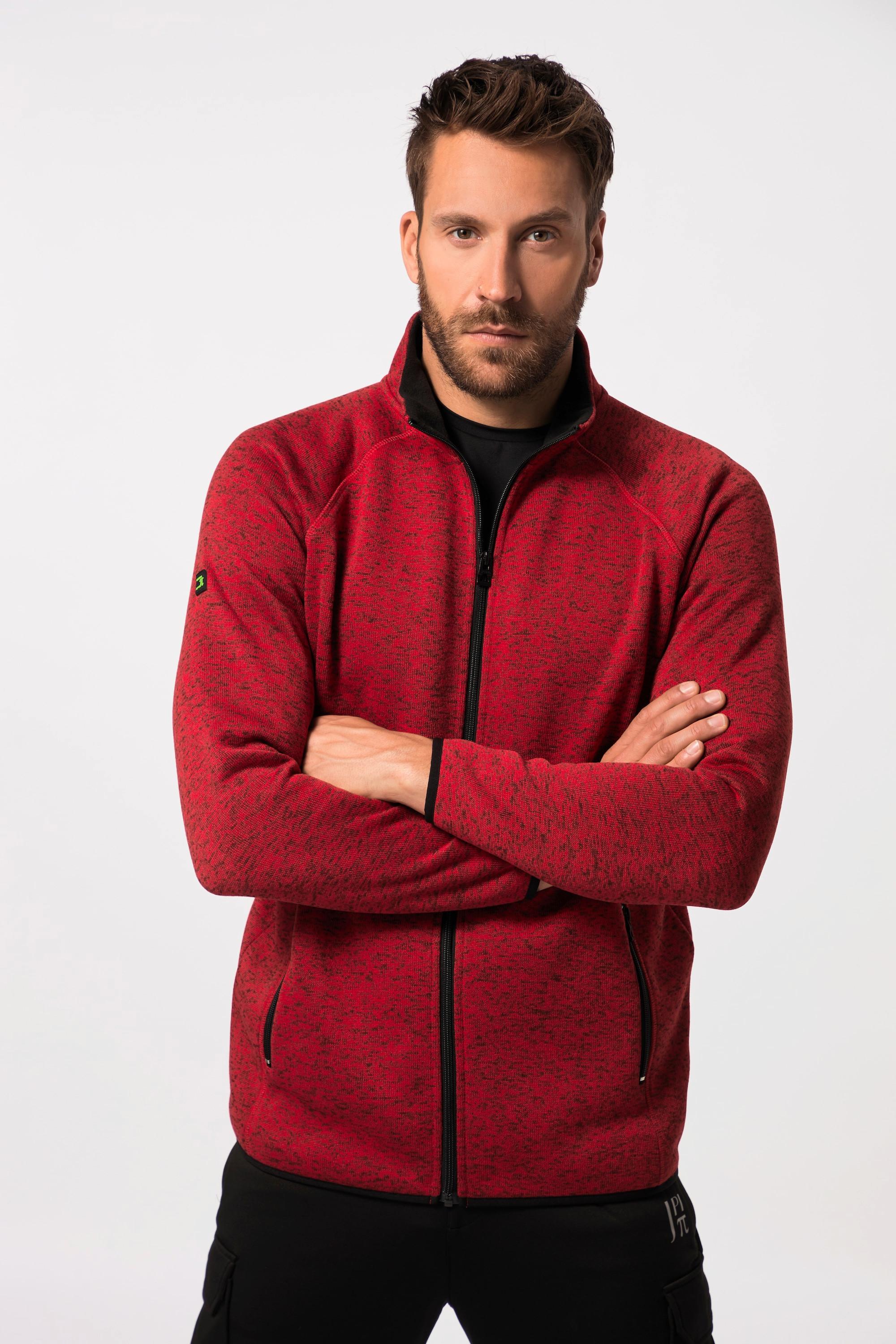 JP1880  Strickfleece-Jacke 