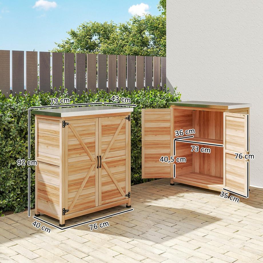 Outsunny Abri de jardin  