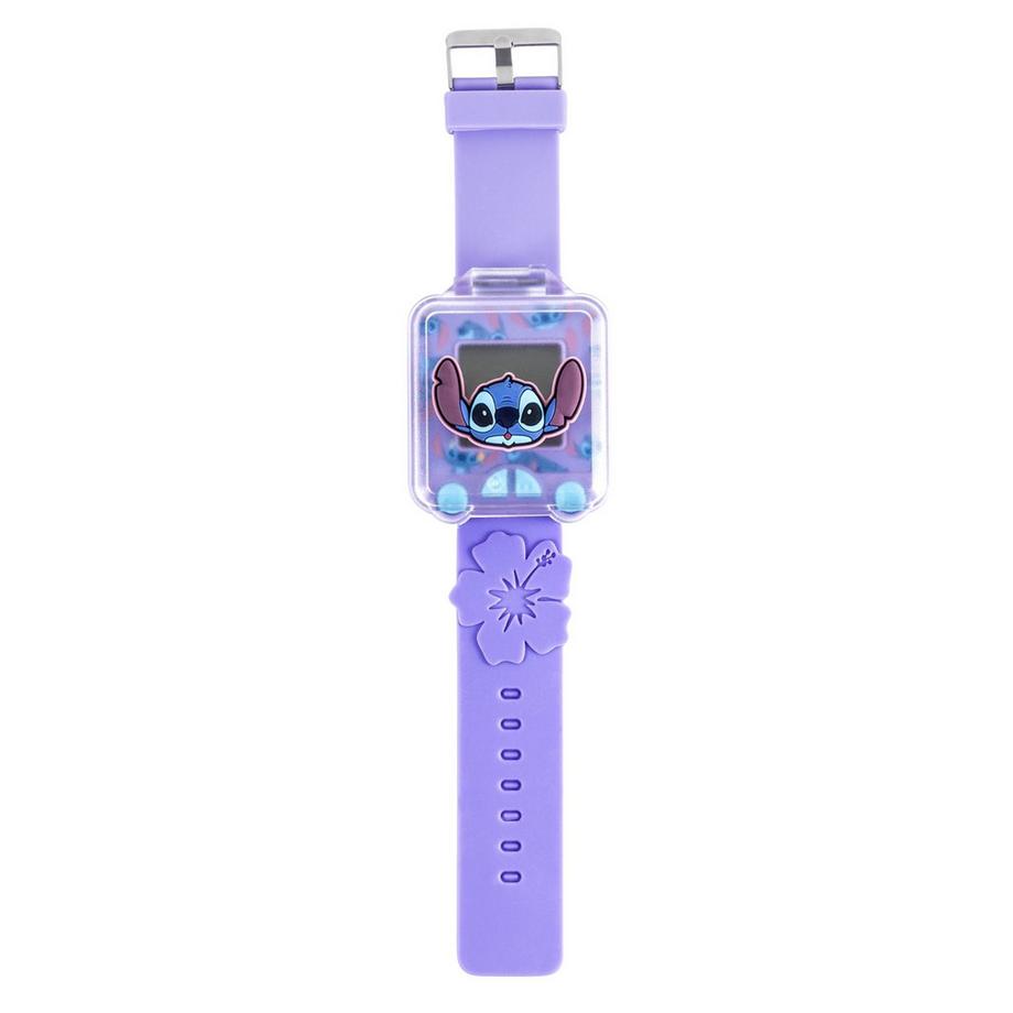 Disney  Montre Apprenant l’Heure Stitch avec Bracelet Violet 
