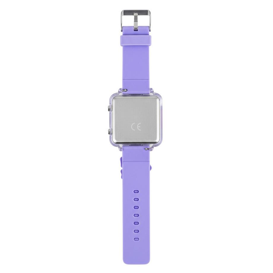 Disney  Montre Apprenant l’Heure Stitch avec Bracelet Violet 