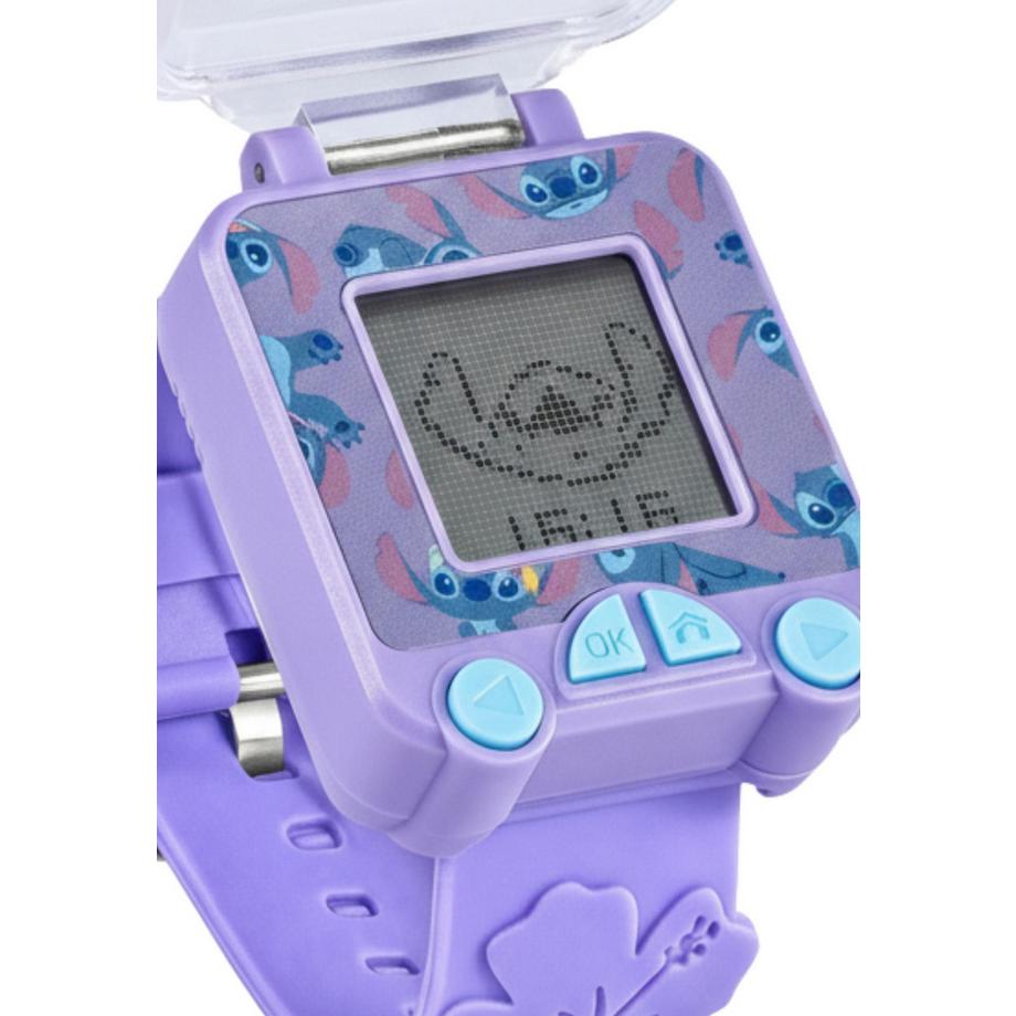 Disney  Montre Apprenant l’Heure Stitch avec Bracelet Violet 
