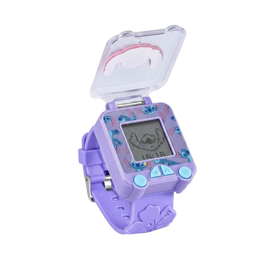 Disney  Montre Apprenant l’Heure Stitch avec Bracelet Violet 