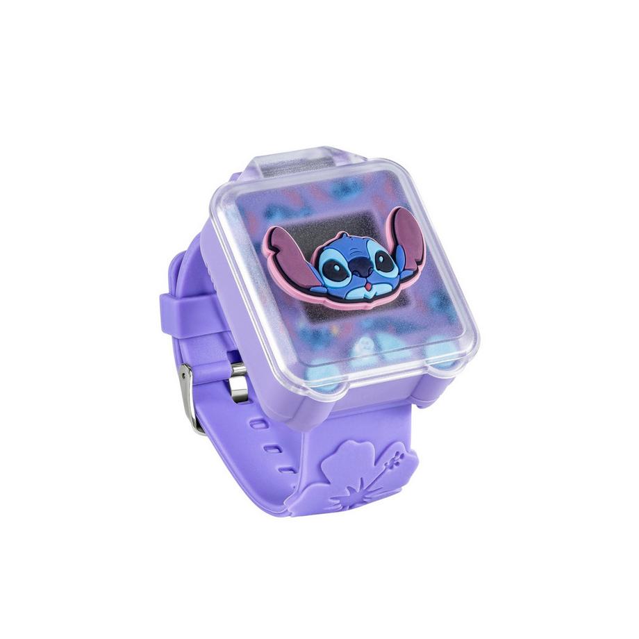 Montre Apprenant l’Heure Stitch avec Bracelet Violet