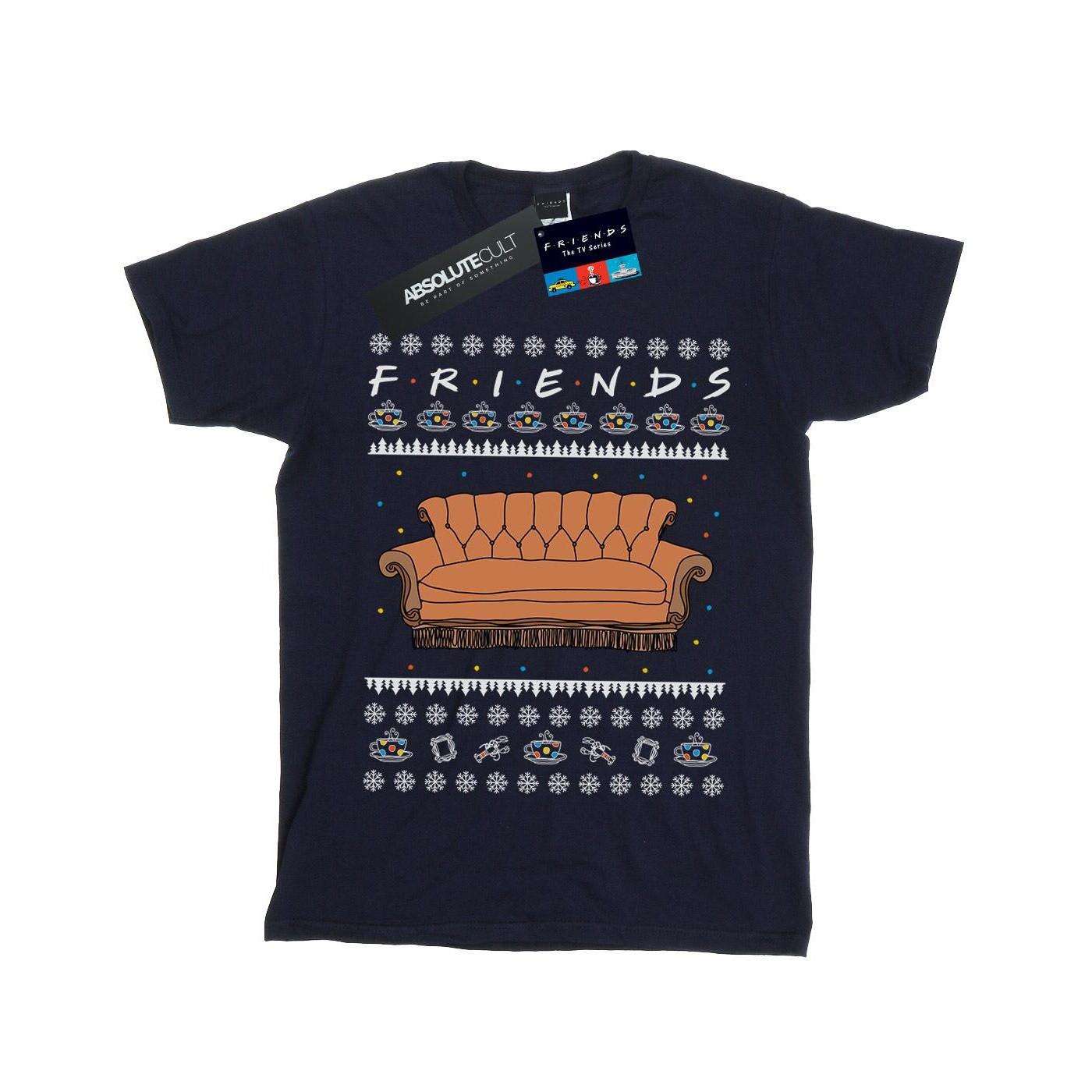 Image of Fair Isle Couch Tshirt Mädchen Marine 140/146