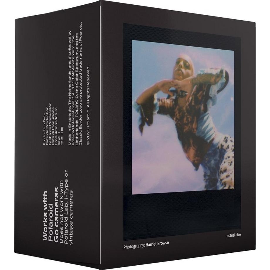Polaroid  Pellicola a colori POLAROID Go cornice nera, confezione da 2 