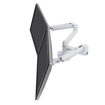 LX Series 45-491-216 supporto da tavolo per Tv a schermo piatto 68,6 cm (27") Bianco Scrivania