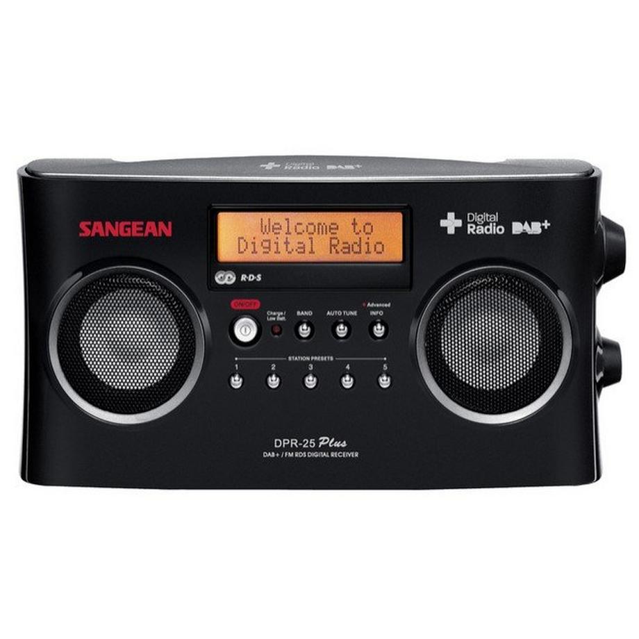 SANGEAN  Sangean DPR-25+ Digital Schwarz 