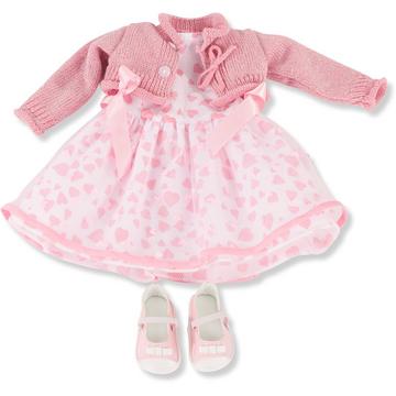 3403169 Kombination Pink Love Puppenbekleidung Gr. XL 4-teiliges Bekleidungsund Zubehörset für Stehpuppen 45 50 cm