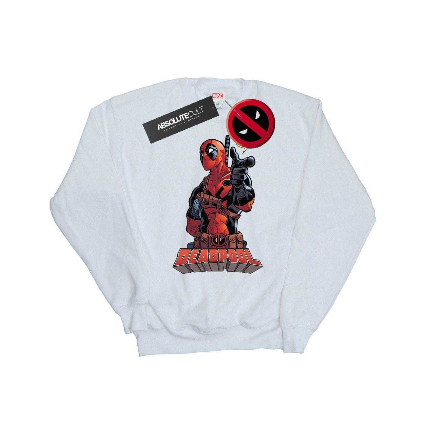 Image of Hey You Sweatshirt Herren Weiss XXL