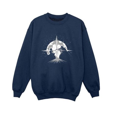 STAR WARS  ObiWan Kenobi Saber Silhouette Fight Sweatshirt 