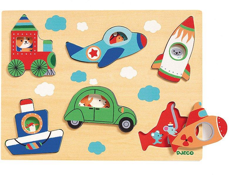 Image of Puzzle Coucou-Vroum (6Teile)