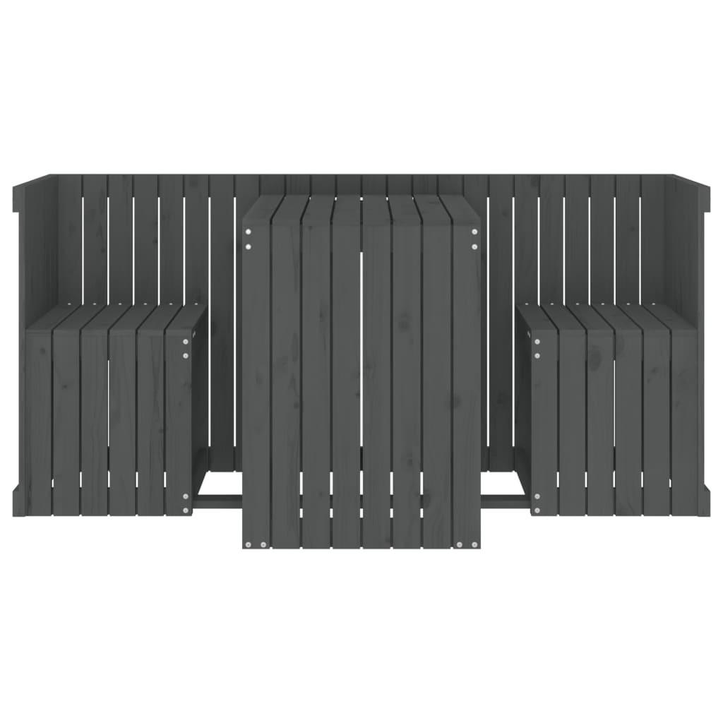 VidaXL set da balcone Legno di pino  